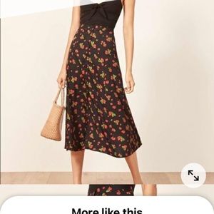 Reformation Strawberry Skirt